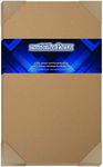 100 Brown Kraft Fiber 80# Cover Paper Sheets - 8.5" X 14" (8.5X14 Inches) Legal|Menu Size - Rich Earthy Color with Natural Fibers - 80lb/pound Cardstock - Smooth Finish