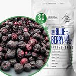 Freeze Dried Blueberry Wild | Freeze Dried Fruit | Mill Dried Blueberries for Vegan Wild Blueberry Powder | Fresh Bilberry Frozen and Fruit Bites Trail Mix with other Dried Fruits | Vaccinum Myrtillus