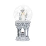 Nemesis Now Love Remains Snowglobe Anne Stokes 18.5cm, Resin, Glass, Water, Ivory