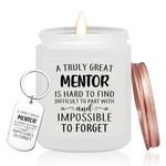 KOYFOYO Mentor Gifts for Women Men - A Truly Great Mentor Candle Gifts - Mentor Teacher Gifts - Thank You Retirement Appreciation Gifts for Mentor - Christmas Gifts for Mentor