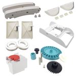 Swimables Automatic Pool Cleaner Rebuild Kit for the Hayward Navigator 925ADC and 2025ADC | Mega Bundle Includes Flaps, Shoes, Wings, Pods, Lower Body Assembly, Turbine Bearings, Gear Box and More