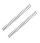 JECROISTOI Soft Iron Rod - 0.47" Diameter x 6''L, 2 PCS Iron Rods, Ideal Core for Making Electromagnets