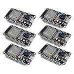 6-Pack ESP-WROOM-32 Development Board,Aideepen 30PIN ESP32S ESP-WROOM-32 Board 2.4GHz Dual-Core Compatible with Arduin, Nodemcu,and MicroPython