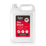 Super Professional Thin Bleach W1-5 Litre Pack of 2