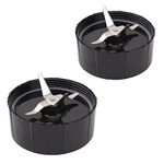 2-Pack Cross Blade Replacement Parts Compatible with 250W Magic Bullet Blender Juicer Mixer