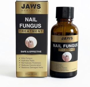 Jaws Podiatry Nail Appearance Enhancer with Undecylenic Acid and Tea Tree Oil – Supports Stronger, Clearer Nails – Extra Strength Formula – 1 fl oz