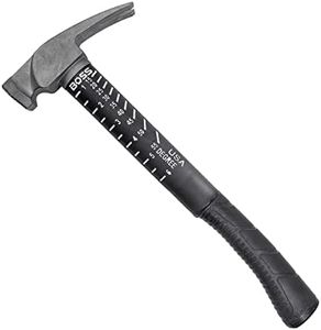 Boss Hammer BH14TIPFS 14 oz. Fiberglass Handle Smooth Face Titanium Hybrid Hammer