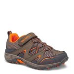 Merrell Trail Chaser Hiking Shoe (Little Kid/Big Kid),Gunsmoke/Orange,5 Medium US Big Kid