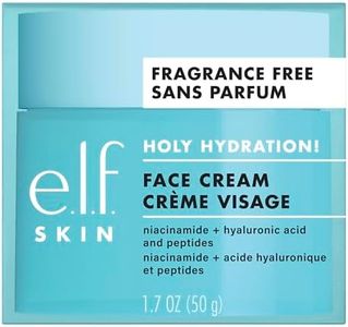 e.l.f. SKIN Holy Hydration! Face Cream, Smooth, Non-Greasy, Lightweight, Nourishing, Moisturises, Softens, Absorbs Quickly, Suitable For All Skin Types