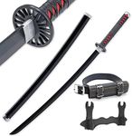 Cold Blade Demon Slayer Sword - 41 inches Anime Katana Replica with Belt and Stand - Tanjiro Sword with Authentic Design