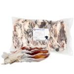 Express Pet Supplies 500g Rabbit Ears Furry Natural with Hair Hypoallergenic Dog Treat Chew