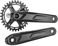 Shimano Deore FC-M5100 Deore chainset, 10/11-speed, 52 mm chainline, 32T, 170 mm, Black