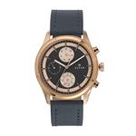 Titan Leather Neo Iv Analog Grey Dial Men's Watch-Nl1805Wl01/Np1805Wl01, Band Color:Grey