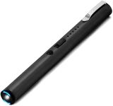 Guard Dog Security Enlight Pen Stun Gun with Flashlight, Self Defense Device, Battery Life Indicator, Belt Clip, Non Lethal Weapon for Women and Men, 6.10 Inches - Black