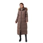 Fitouch Women's Waukee Long Down Coat Parka Jacket | 750+ Fill Power | Full-Length