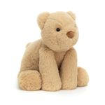 Jellycat Smudge Bear Stuffed Animal, Medium 9.5 inches | Teddy Bear Plush Toy | Classic Children's Gift