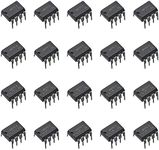 Bridgold 20pcs LM555CN LM 555 Timing Delays and Oscillator Application Timer，DIP-8.