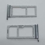 SPAREWARE® sim Card Tray Holder sim Slot sim Tray for Samsung Galaxy Note 10 Plus/Note 10+ : Silver