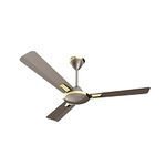 Crompton PREMION AURA PRIME 1200 mm Ceiling Fan for Home | Premium Designer | Anti-Dust | Superior Air Delivery | 1 Star Rated Energy Efficient Fan | 2 Years Warranty | (Dusky Brown), Pack of 1