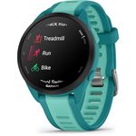 Garmin Forerunner® 165 Music, Running Smartwatch, Colorful AMOLED Display, Training Metrics and Recovery Insights, Music on Your Wrist, Turquoise