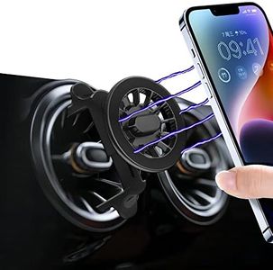 ICAILIN Soporte de teléfono de Coche para Mini Cooper Smart 451 FIAT 500 Berlingo Alaskan Clio Compatible con MagSafe iPhone 12/13/14/mini/pro/pro MAX