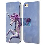 Head Case Designs Officially Licensed Rose Khan Lilac Purple Butterfly Unicorns Leather Book Wallet Case Cover Compatible With Apple iPhone 6 / iPhone 6s