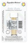 Sugarflair Antique Gold Edible Lustre Dust, Add a Lustrous Shine to Cakes or Decorations. Brush On or Add Rejuvenator to Create Eye-Catching Edible Paint, Gives Shine to Your Bakes - 2g