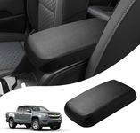 Autorder Center Console Cover for 2015-2020 2021 2022 Chevrolet Chevy Colorado/GMC Canyon Accessories Armrest Cover Anti-Scratch Middle Console Pad Leather Armrest Protector