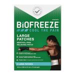 Biofreeze Menthol Pain Relieving Patches (5 Patches Per Box) Up To 8 Hours Of Pain Relief From Sore Muscles, Arthritis, Backaches, Spains, Bruises, Strains And Joint Pain (Package May Vary)