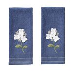 SKL Home Farm Hydrangea Hand Towel (2-Pack), Blue