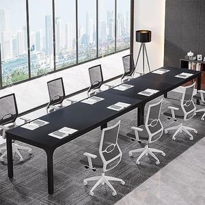 Tribesigns 13FT Conference Table,Large Rectangle Meeting Seminar Table for 10-14 Person,Long Business Tables (Only Table), YS0134