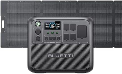 BLUETTI Portable Power Station AC200L with 350W Solar Panel Included, 2048Wh LiFePO4 Battery Backup w/ 4 2400W AC Outlets (3600W Power Lifting), Solar Generator for Camping, Home Use, Emergency