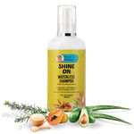 Papa Pawsome 250 ml Shine On Waterless Dry Shampoo for Dogs/Puppies Shine Clean Coat, Easy to Use,Quick Enriched with Papaya Extracts | Avacado Extracts | Avocado Extracts | Oat Protein Extracts