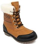 LONDON FOG Womens Minny Cold Weather Snow Boot Warm Lined Winter Boots, Cognac, 7 UK