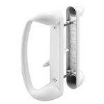 Prime-Line Products C 1176 Sliding Door Decorative Handle Set, White