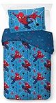 Jay Franco Marvel Spiderman Spidey Faces 100% Cotton Single Duvet Cover Set - Includes Pillowcase