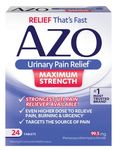 Azo Urinary Pain Relief Max Strength 24 count Tablets
