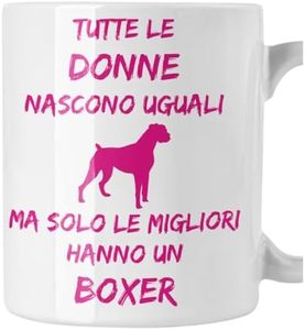 bubbleshirt Tazza Mug divertente Tutte le donne nascono uguali ma solo le migliori hanno un boxer in ceramica Idea Regalo Compleanno