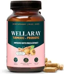 Wellaray Menopause Relief - Probiotics for Women, 68.2 Billion CFU, Turmeric, Maca & Black Cohosh - Supports Gut Health, Hormone Balance, Weight Management, Joint Health, Hot Flash Support,90 Capsules