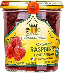 Raspberry Jam Spread USDA Organic Preserve – 12 oz / 340 g – Made in France Traditional Jam Non GMO Gluten Free