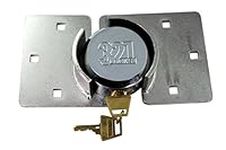 Van Locks Heavy Duty Hasp Padlock - Cargo Lock for Trailer, RV, Van, Vending Machines and Storage Buildings