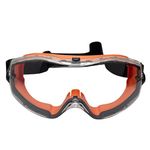 VENUS - E-507 - Safety Goggles - IS 8521-1 & ANSI Z87.1 Approved, Clear Hard Coated Anti-Fog Lens, Protection Against Liquid/Chemical Splash & Dust Particles - Pack of 1
