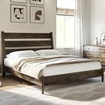 AMERLIFE Queen Size Solid Wood Bed 
