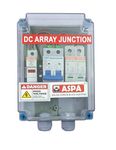 ASPA Solar DCDB 1 in 1 out 20A MCB 600V SPD AJB DC Array Junction Distribution Box