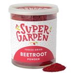 Super Garden Freeze Dried Beetroot Powder | Premium Quality Freeze Dried Vegetable for Smoothies, Baking, Cooking | Health Supplements - Rich in Nutrients and Antioxidants | 160g