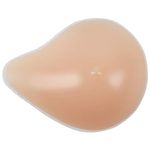 Vollence One Piece Right Side Silicone Breast Forms Women Mastectomy Prosthesis Concave Bra Pad, Nude, A Cup (250g/piece)