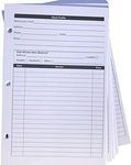 Small Business Client Profile Binder Cards (100 Pack, 5.5 X 8.5 Inches) customer information sheets for small businesses