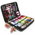 SumDirect Large Sewing Thread Kit - Professional Sewing Kit with Case, Travel Sewing Set with Scissors, Threads, Needles Etc for Beginner, Traveller, Adults, DIY and Emergency Use (Large-229pcs)