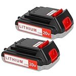 2-Pack 20V 3Ah Lithium Battery for 