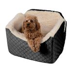 Snoozer Lookout I Dog Car Seat - Medium, Black Quilted